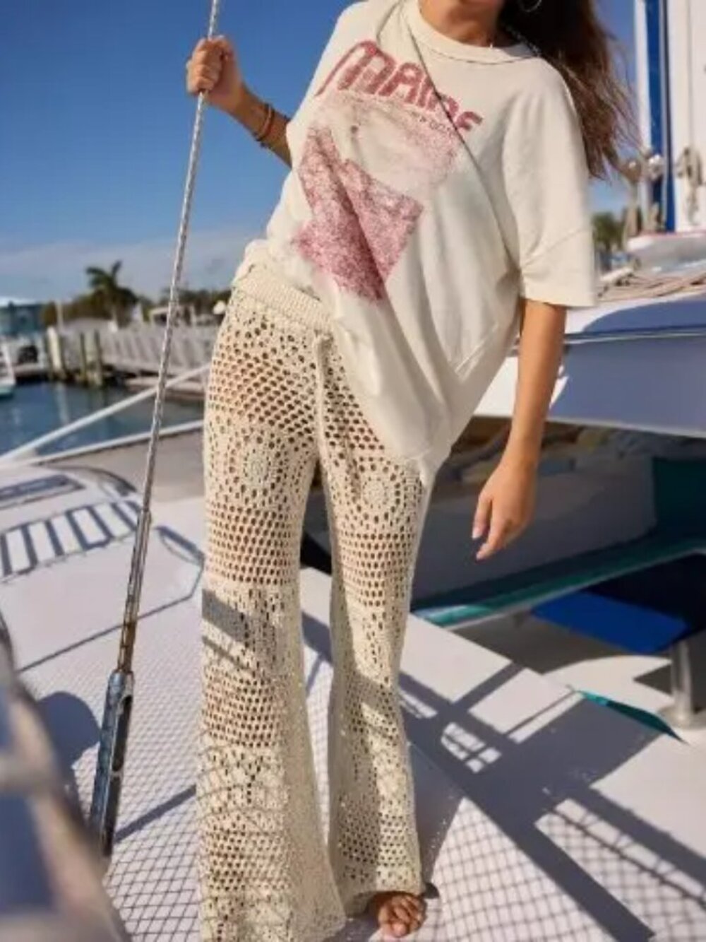 NWT Aerie Crochet Party Pant